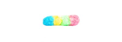 Esponja para baño lisa 4und multicolor
