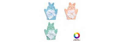 Guante de baño conejo