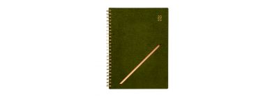 Agenda espiral 2025 80h verde