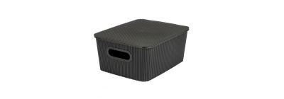 Caja organizadora con tapa negro