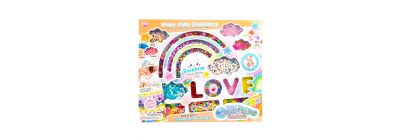Abalorio plástico rainbow love +6a