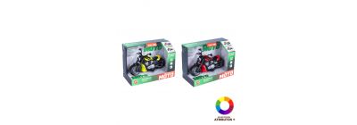 Moto juguete luz y sonido.