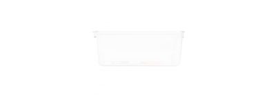 Organizador liso con tapa transparente