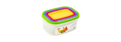 Tupper rectangular con tapa