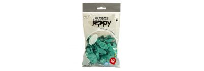 Globo látex liso cromado 5pulg verde