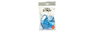 Globo látex cromado 12pulg azul