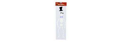 Sticker esqueleto decorativo Halloween