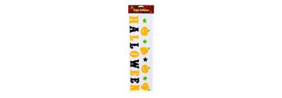 Letrero adhesivo Halloween decorativo