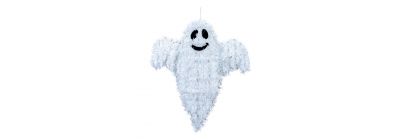 Fantasma colgante Halloween blanco
