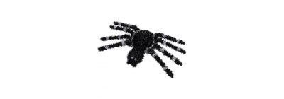 Araña decorativa Halloween 60x31 cm