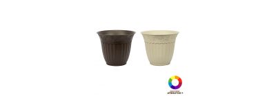 Maceta plástica decorativa 30x24.7 cm