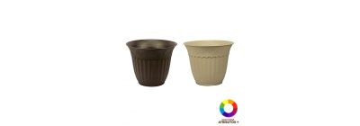 Maceta plástica decorativa 37.5x29.8 cm