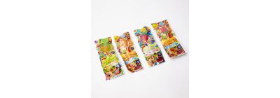 Paleta forma fruta surtido