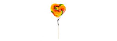 Paleta corazón multicolor 50g