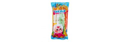Pudding ice pop de frutas