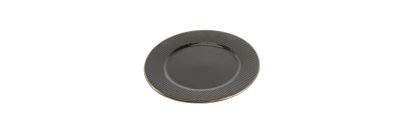 Plato porcelana plano liso 7.75pulg 