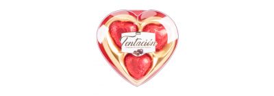 Estuche chocolate corazon rojo