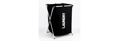 Cesta tela para ropa plegable estampado laundry 35x38x57cm 