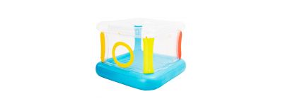 Castillo inflable liso multicolor +3a surtido