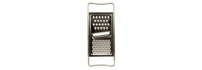 Rallador metal multiuso plateado