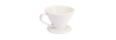 Filtro para café porcelana figura taza