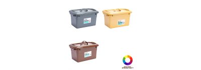 Caja organizadora plástico con asa 5l surtido