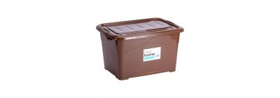 Caja organizadora plástica con asa 40l surtido