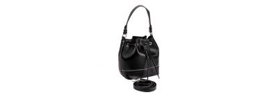 Bolso casual para dama negro y plateado