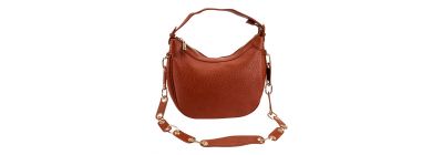 Bolso casual para dama marron y dorado