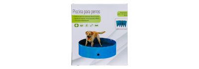 Piscina mascota 120x30cm azul