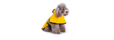 Capa para mascota detalle reflectivo XXL amarilla