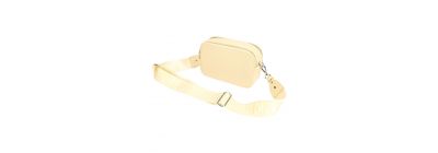 Bolso casual para dama beige y plateado