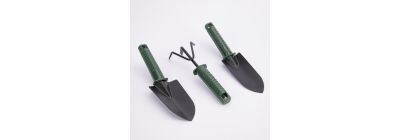 Herramienta metálica para jardinería 3pzas