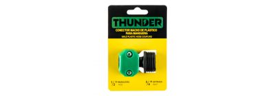 Conector manguera verde y negro