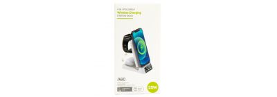 Cargador inalámbrico con reloj 25w surtido