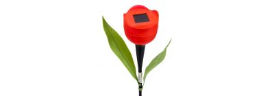 Estaca tulipán LED solar