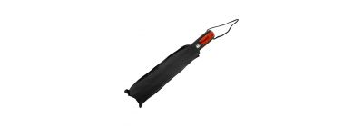 Sombrilla negra franja compacta