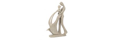 Figura decorativa pareja 17x5x27cm