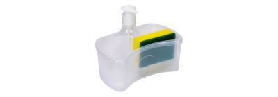 Dispensador jabón con esponja