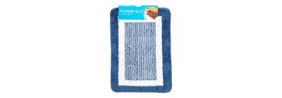 Alfombra afelpada bicolor 38x58 cm