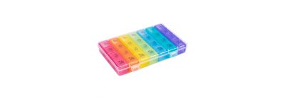 Pastillero plástico colores surtido