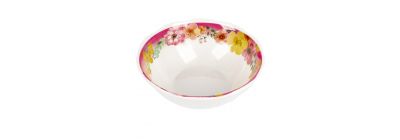 Bowl melamina estampado flores 7pulg