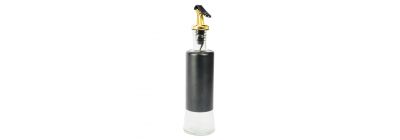 Aceitera vidrio acero inoxidable 300ml