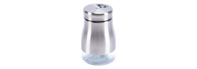 Salero vidrio acero inoxidable 150ml