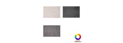 Individual plástico rayas