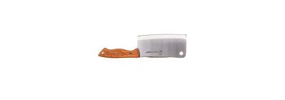 Cuchillo metálico liso 6pulg marrón
