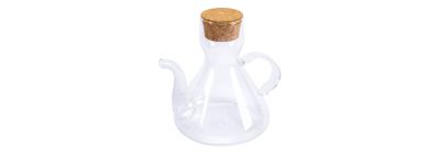 Envase vidrio con tapa corcho 300ml