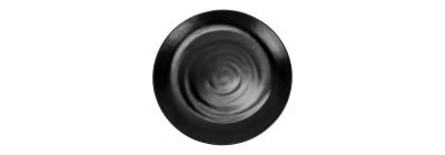 Plato melamina negro 25cm