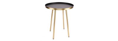 Mesa centro metálica redonda