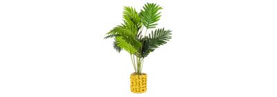 Planta artificial maceta 70cm verde beige